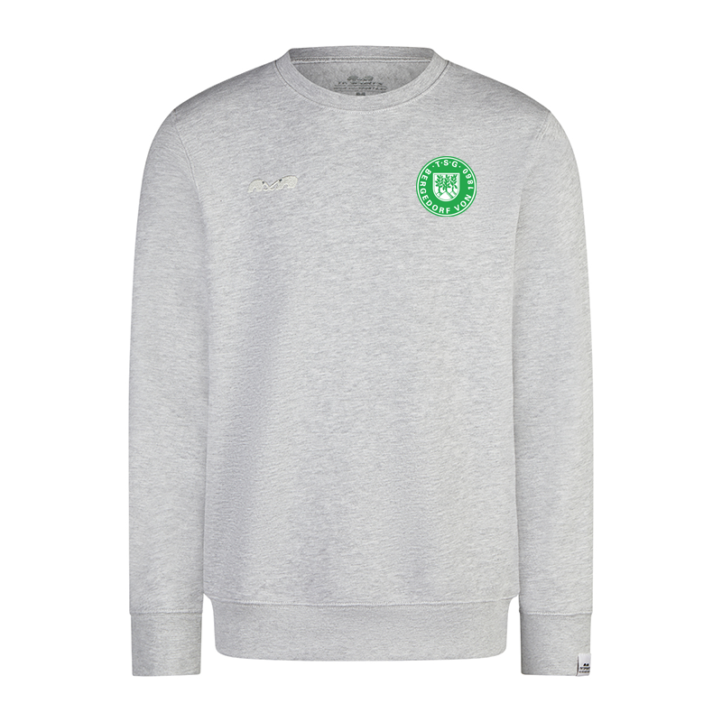 RUNDHALS SWEATER UNISEX GRAU